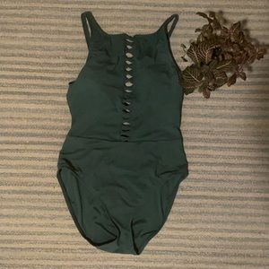 Olive One Piece Swimsuit